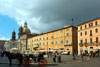 Extremely moody weather,    Piazza Navano