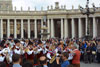 Band playing at St Peter's Basilica, the Vatican