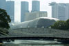 The new Arts Centre (the "durian building")
