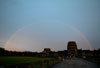 Rainbow at Angkor Wat following a heavy rainstorm