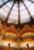Interior of the roof of Gallries LaFayette