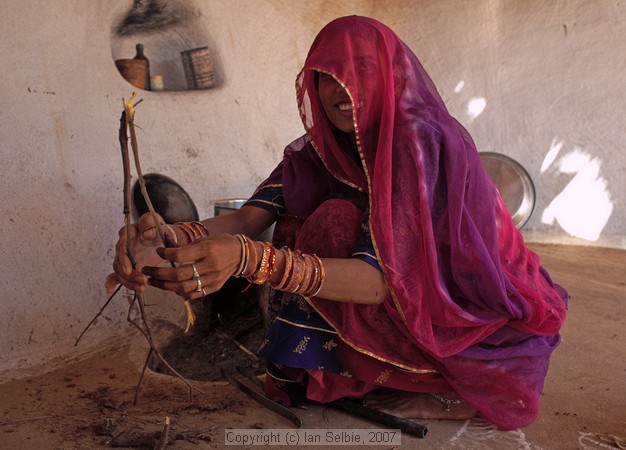 Village life in Rajasthan near Jaipur