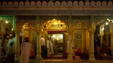 Worshippers and  officials at the Tomb of Nizammudin, Delhi