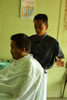 The traditional barber shop