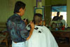 The traditional barber shop