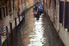 Gondolas in canal  near Piazza San Marco