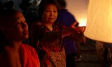Loi Krathong (Floating Lantern) Festival, Chiangmai, Thailand
