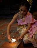 Loi Krathong (Floating Lantern) Festival, Chiangmai, Thailand