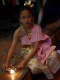 Loi Krathong (Floating Lantern) Festival, Chiangmai, Thailand
