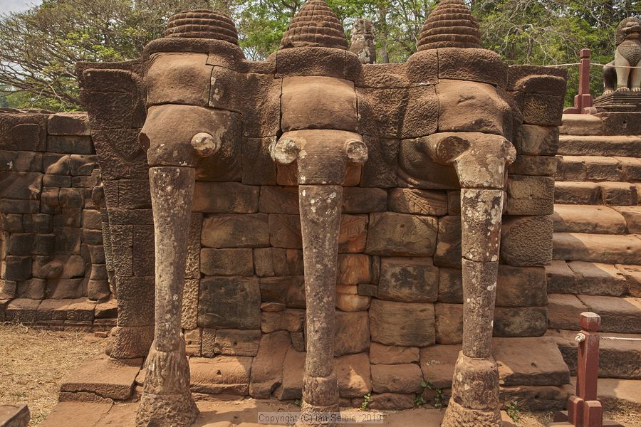 Terrace of the Elephants, Siem Reap, Cambodia